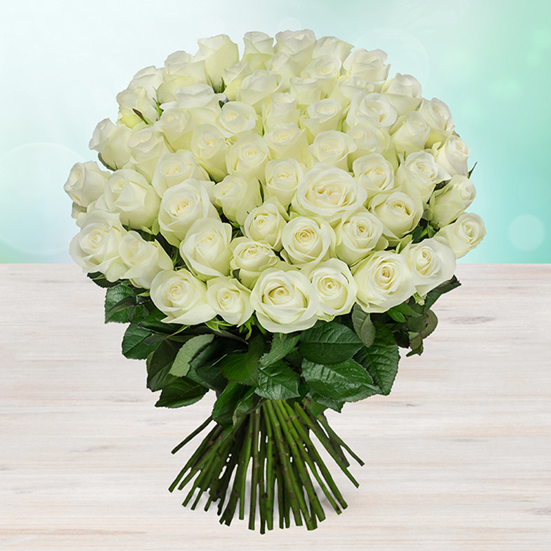 Bouquet white luxury rose